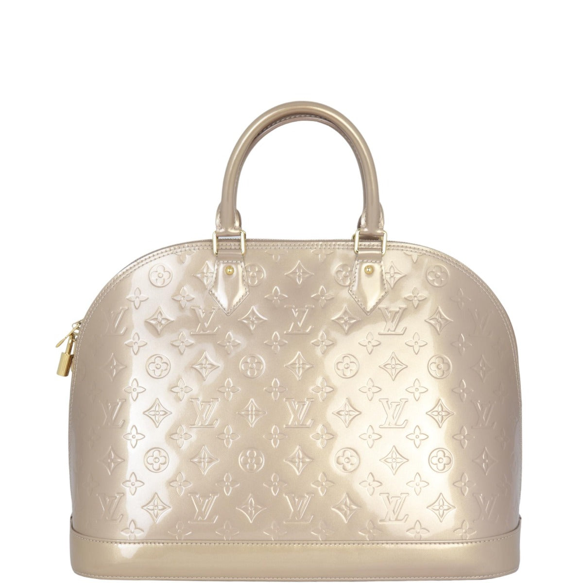 Louis Vuitton Alma GM Monogram Vernis | Beige