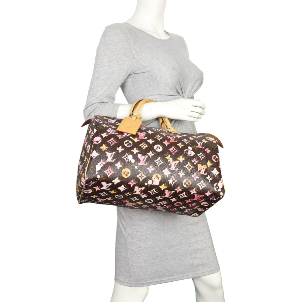 Louis Vuitton Speedy 35 Monogram Watercolor Aquarelle