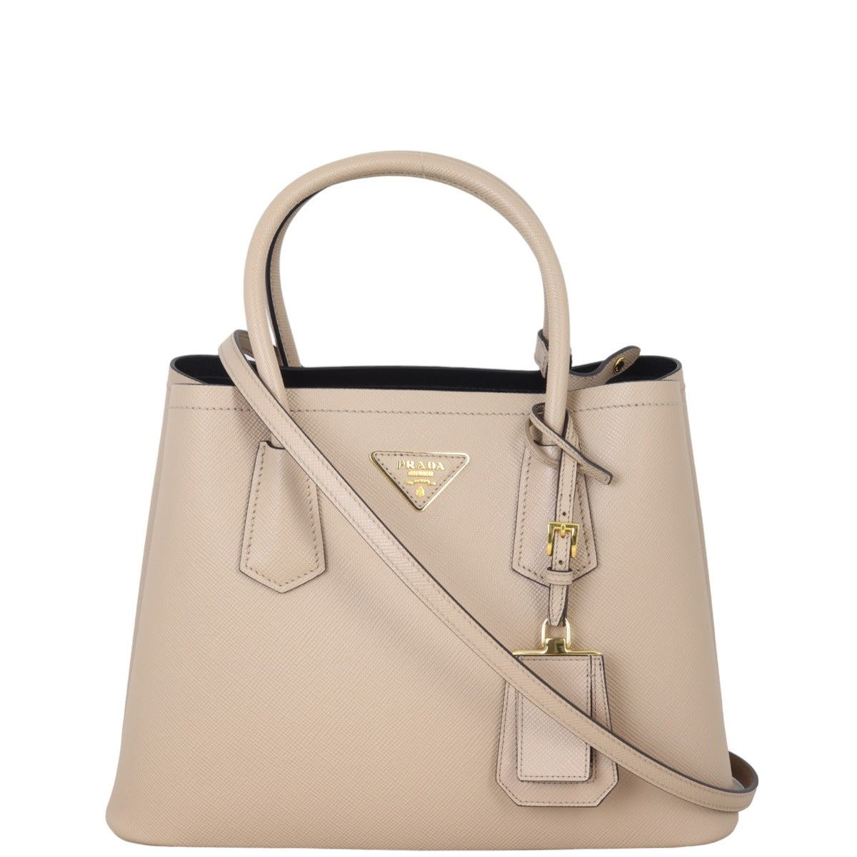 Prada Saffiano Cuir Double Bag Small