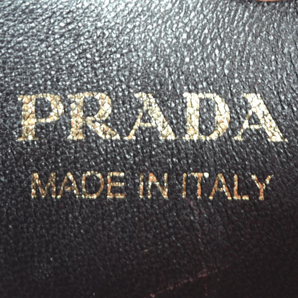 Prada Panier Saffiano Cuir Small Tote Interior Stamp