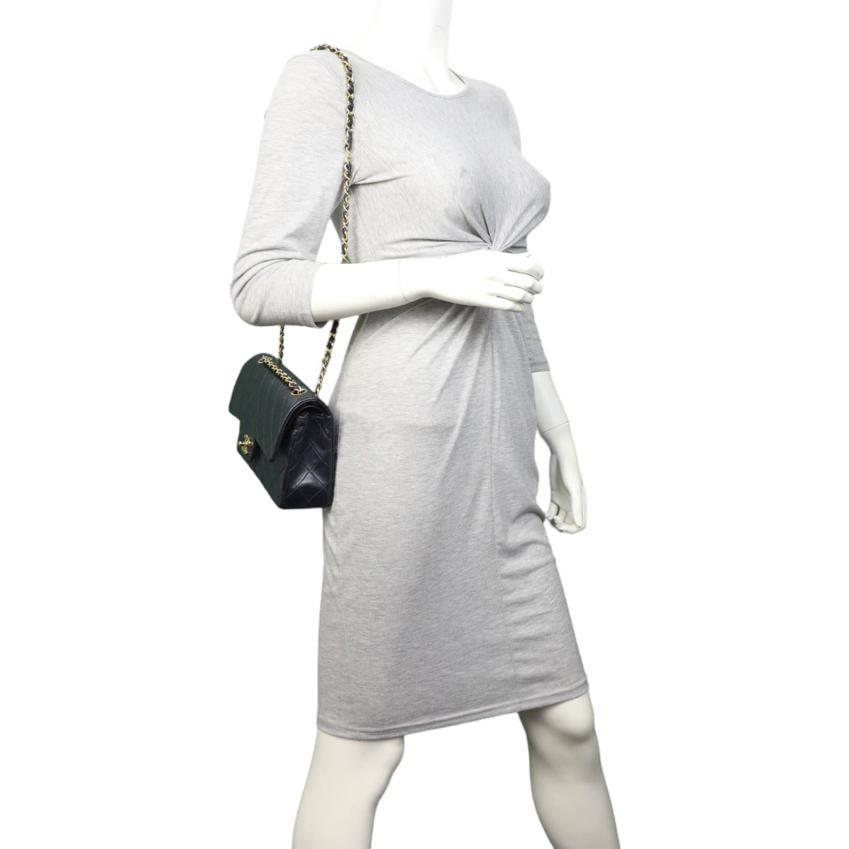 Chanel Classic Double Flap Small Vintage | Dark Navy