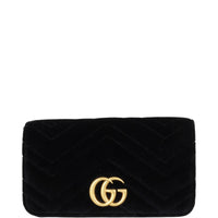 Gucci GG Marmont Velvet Super Mini Shoulder Bag