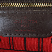 Louis Vuitton Neverfull MM Damier Ebene Interior stamp