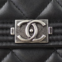 Chanel Boy Wallet on Chain CC Clasp