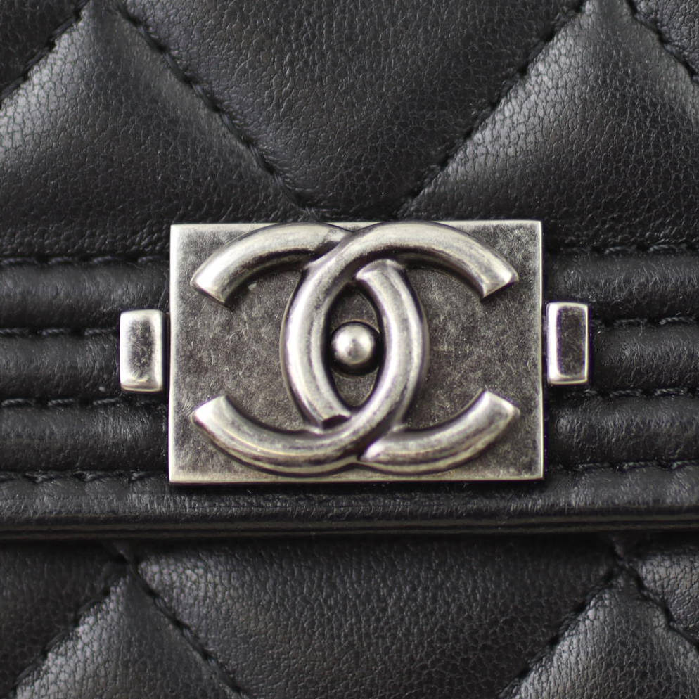 Chanel Boy Wallet on Chain CC Clasp