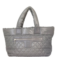 Chanel Coco Cocoon Reversible Tote | Grey Green