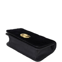 Gucci GG Marmont Velvet Super Mini Shoulder Bag