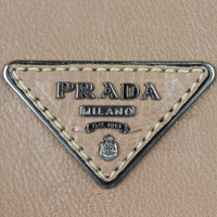 Prada Twin Pocket Glace Calfskin Tote Small Logo