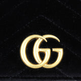Gucci GG Marmont Velvet Super Mini Shoulder Bag