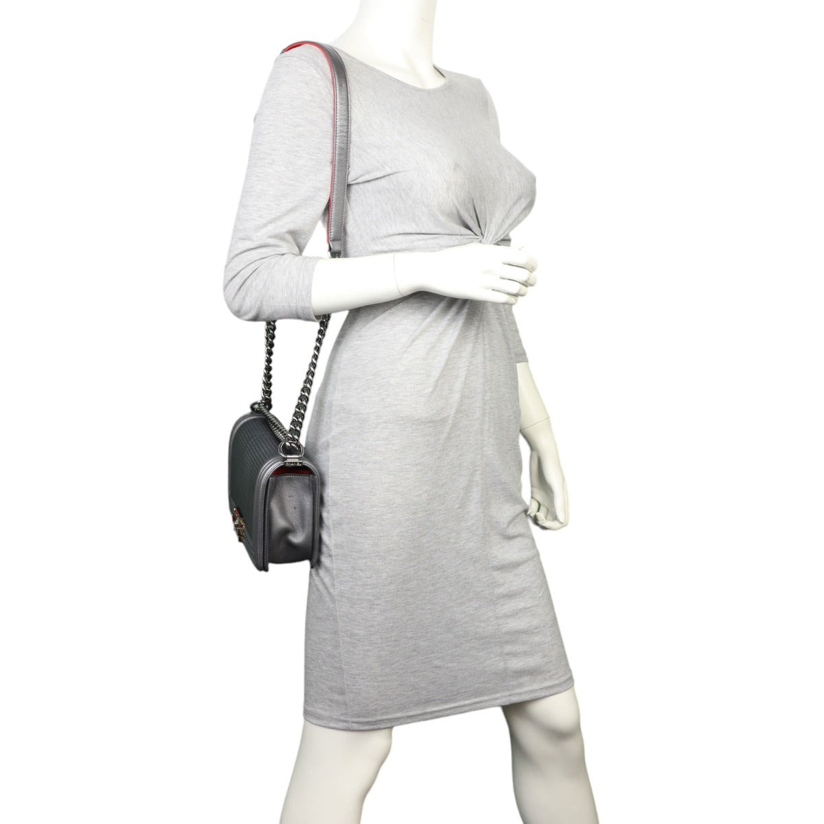 Chanel Boy Cube Old Medium Metallic