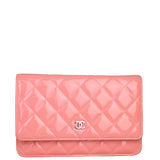 Chanel Classic Wallet on Chain Patent Front