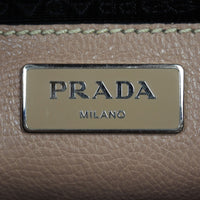 Prada Twin Pocket Glace Calfskin Tote Small Interior Stamp