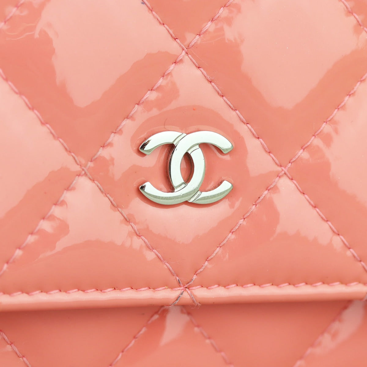 Chanel Classic Wallet on Chain Patent Hardware