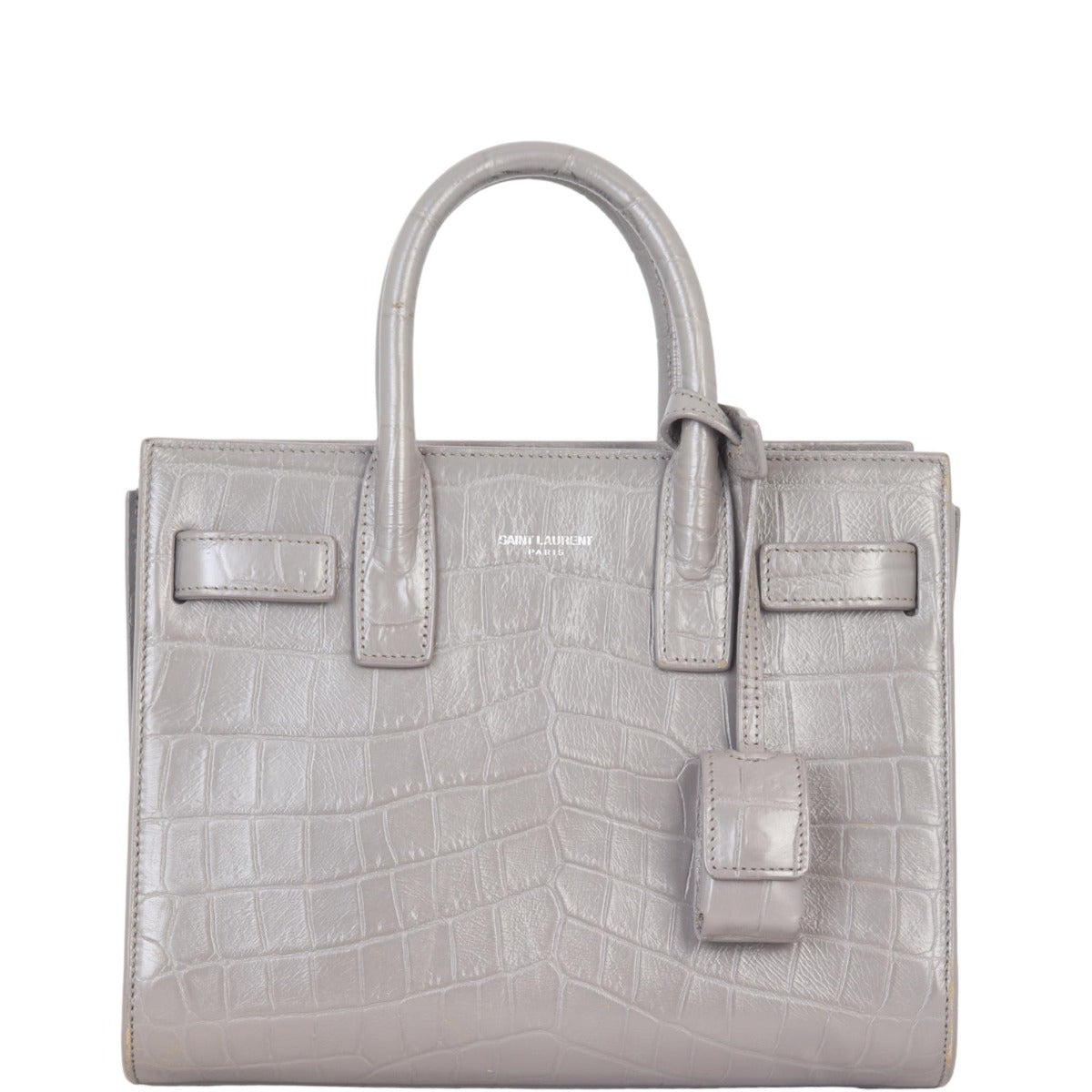 Saint Laurent Sac de Jour Nano Croc-Embossed