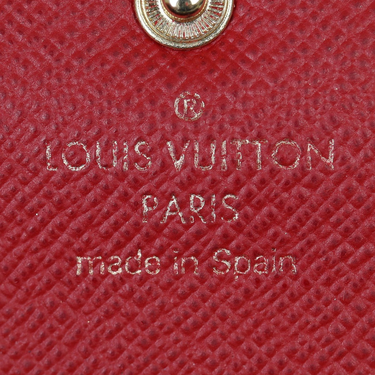 Louis Vuitton Emilie Wallet Damier Ebene Interior Stamp