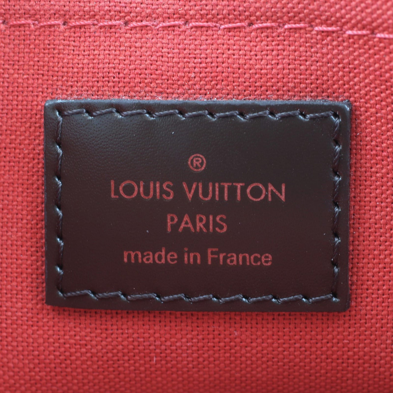Louis Vuitton Favorite MM Damier Ebene Stamp