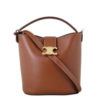 Celine Louise Triomphe Bucket Bag Medium