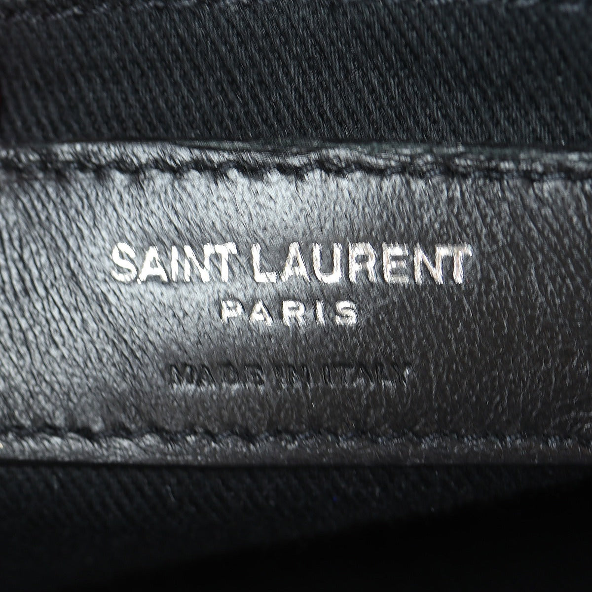 Saint Laurent Sac de Jour Souple North South Tote Interior Stamp