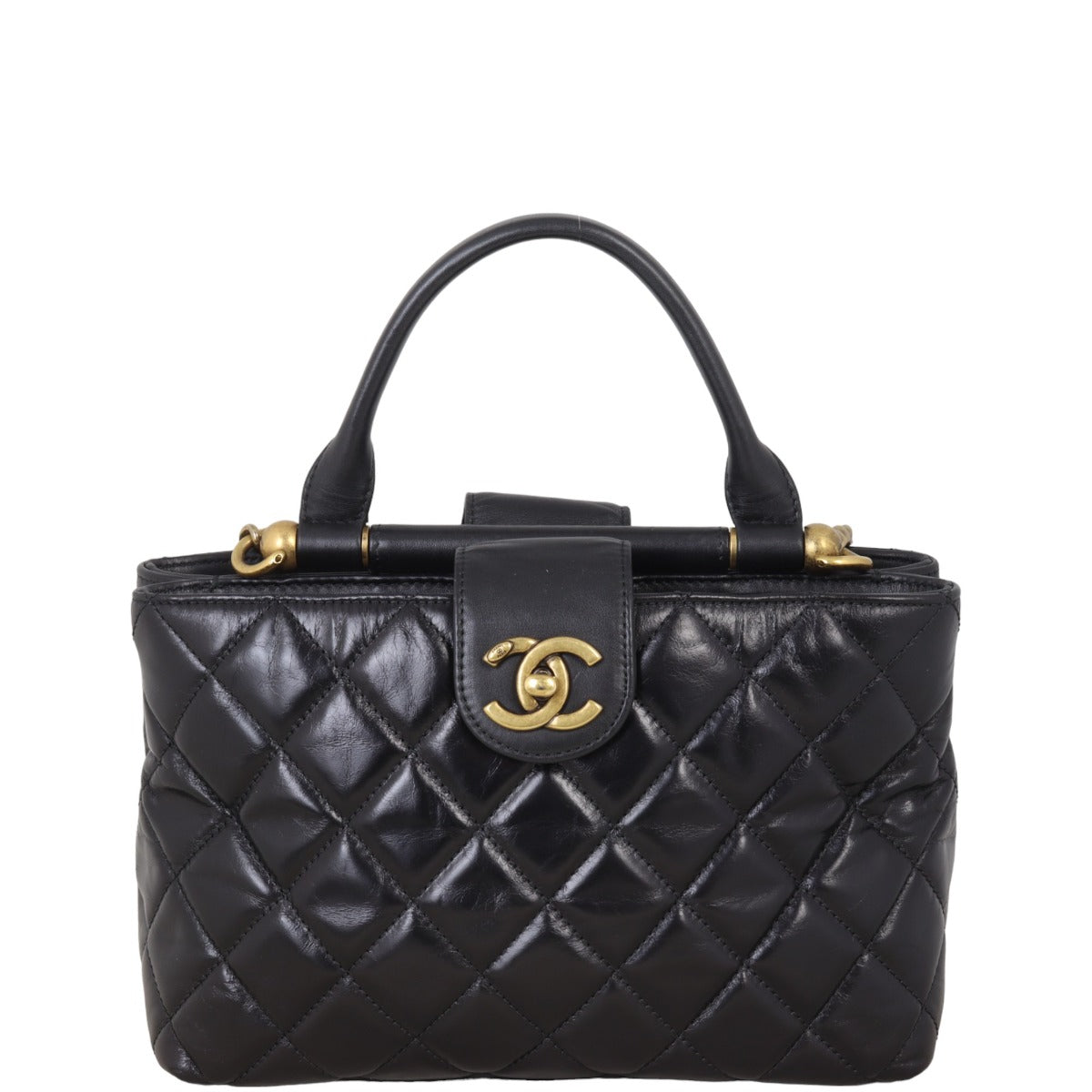 Chanel Gold Bar Tote Small