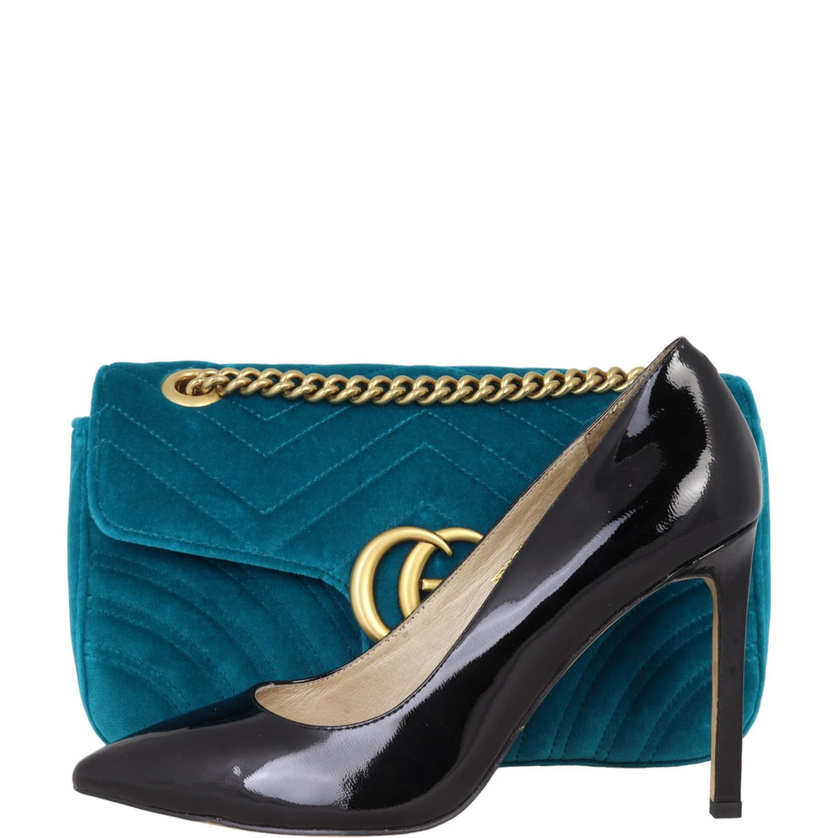 Gucci GG Marmont Velvet Small Shoulder Bag