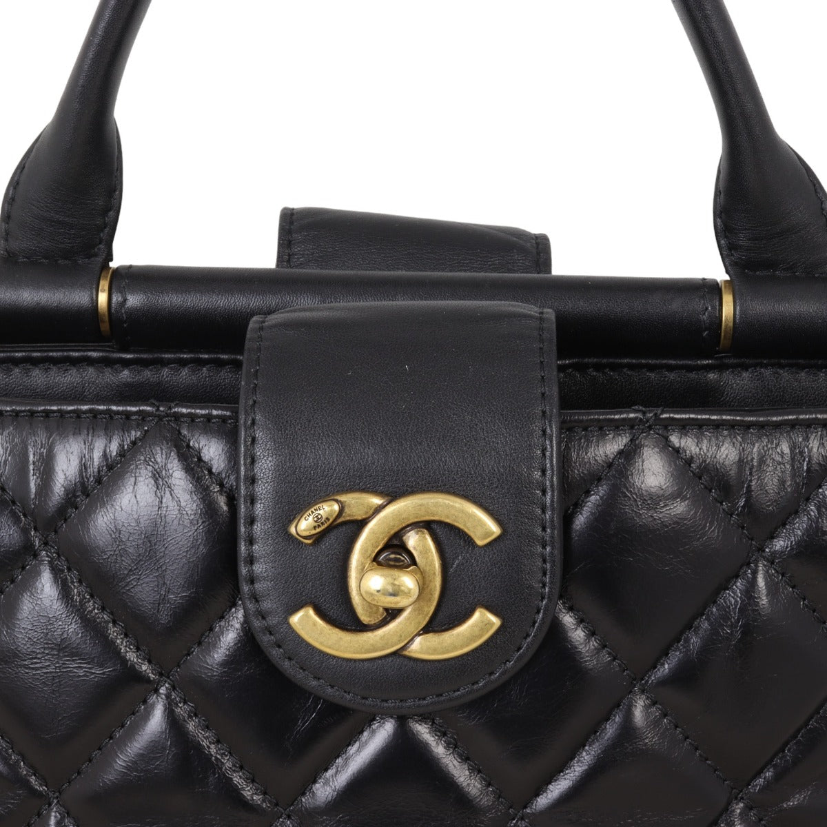 Chanel Gold Bar Tote Small