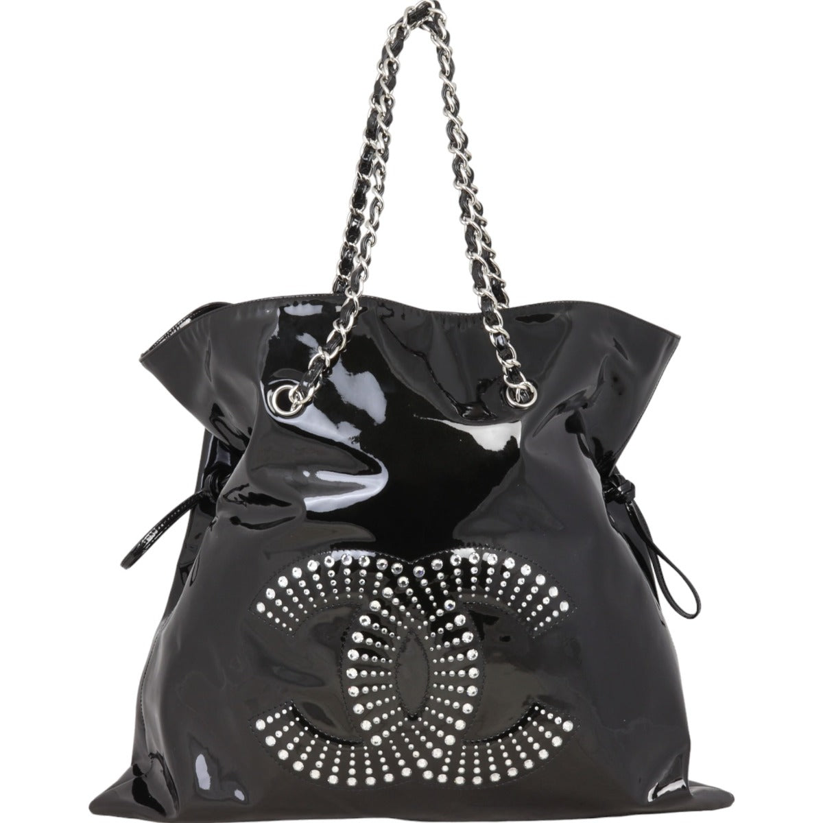 Chanel Patent Bon Bon Tote Embellished