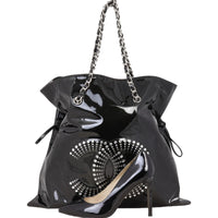 Chanel Patent Bon Bon Tote Embellished