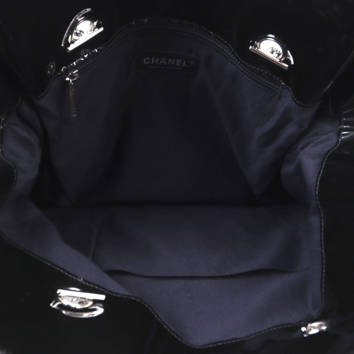 Chanel Patent Bon Bon Tote Embellished