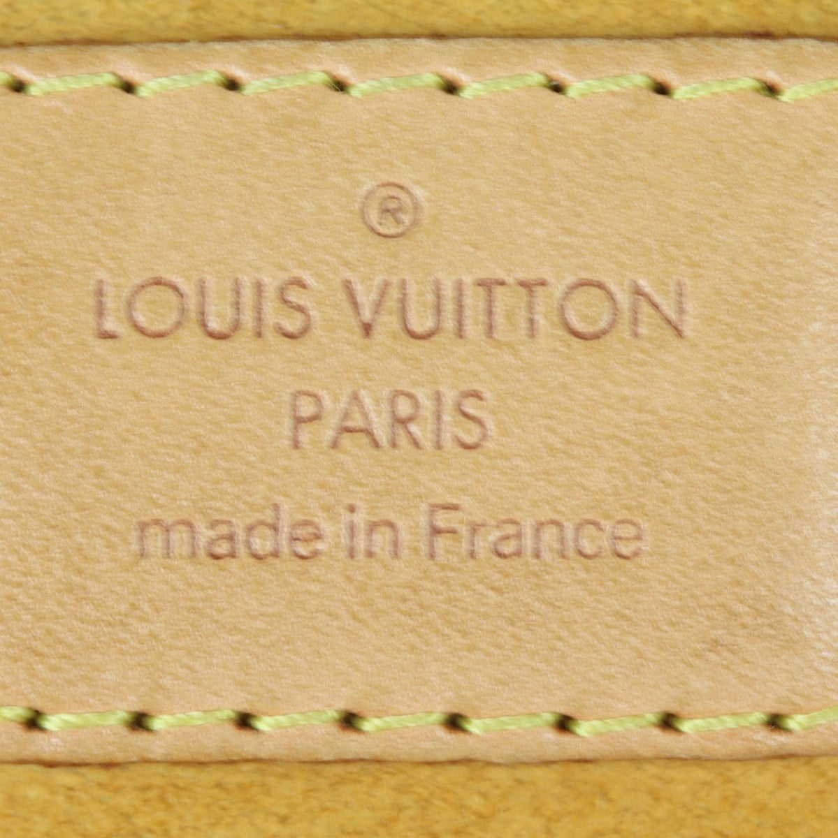 Louis Vuitton Denim Baggy GM Interior Stamp