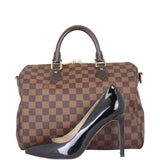 Louis Vuitton Speedy 30 Bandouliere Damier Ebene