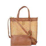 Saint Laurent Shopping Toy Tote Raffia
