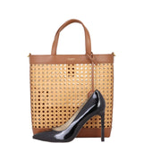 Saint Laurent Shopping Toy Tote Raffia