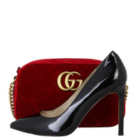 Gucci GG Marmont Velvet Small Camera Bag
