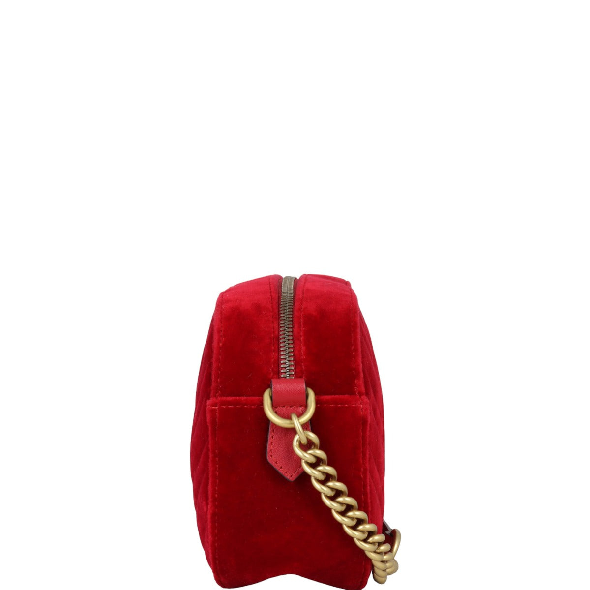 Gucci GG Marmont Velvet Small Camera Bag