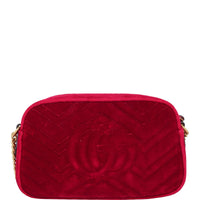 Gucci GG Marmont Velvet Small Camera Bag