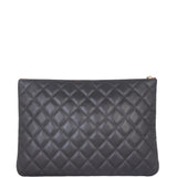 Chanel Classic O-Case Pouch Medium | Gold Hardware