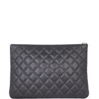 Chanel Classic O-Case Pouch Medium | Gold Hardware