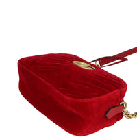 Gucci GG Marmont Velvet Small Camera Bag