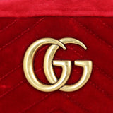 Gucci GG Marmont Velvet Small Camera Bag