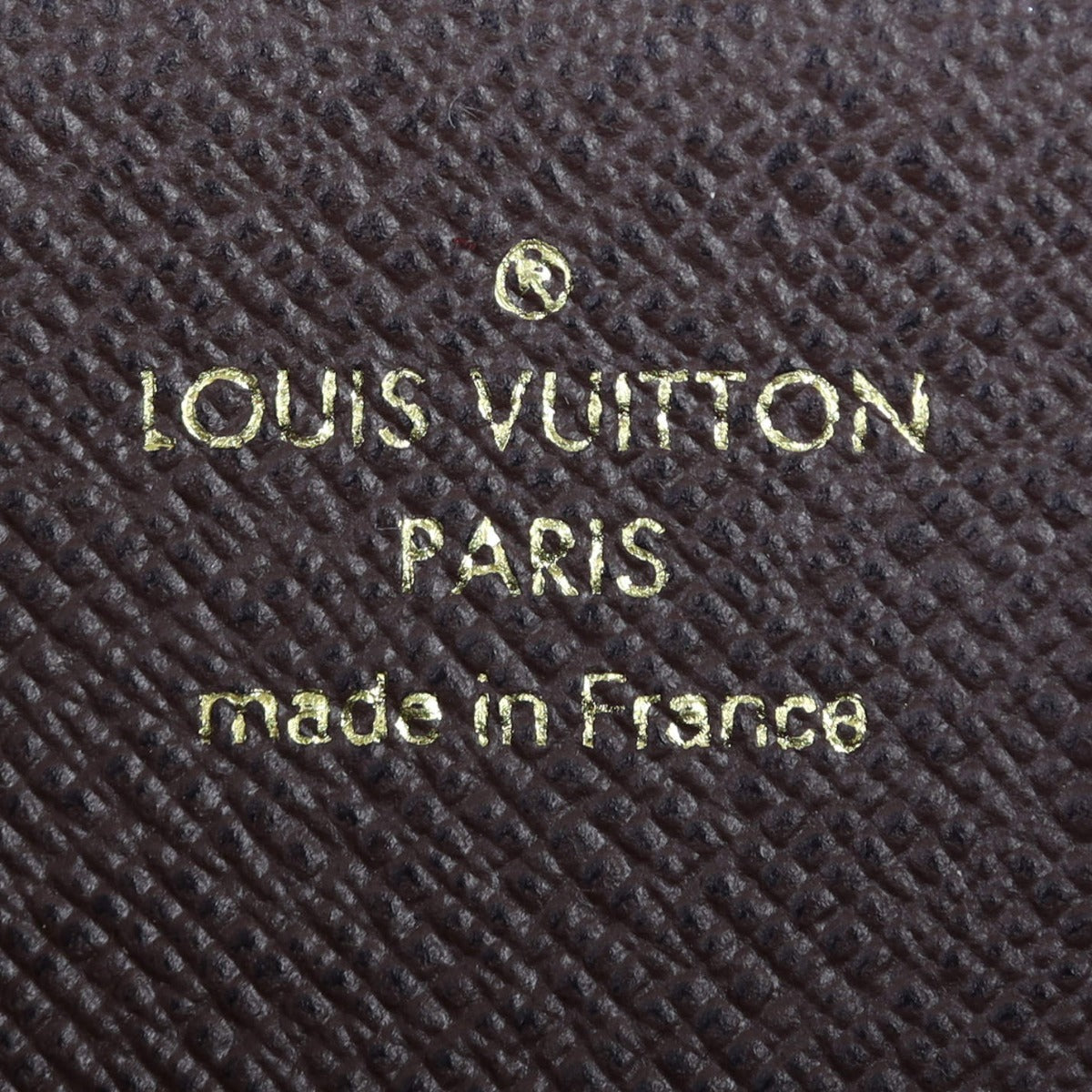 Louis Vuitton Zippy Wallet Damier Ebene Interior Stamp