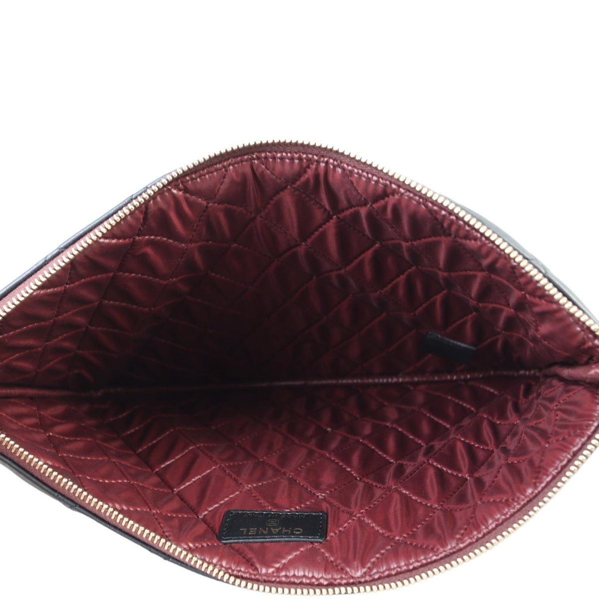 Chanel Classic O-Case Pouch Medium | Gold Hardware