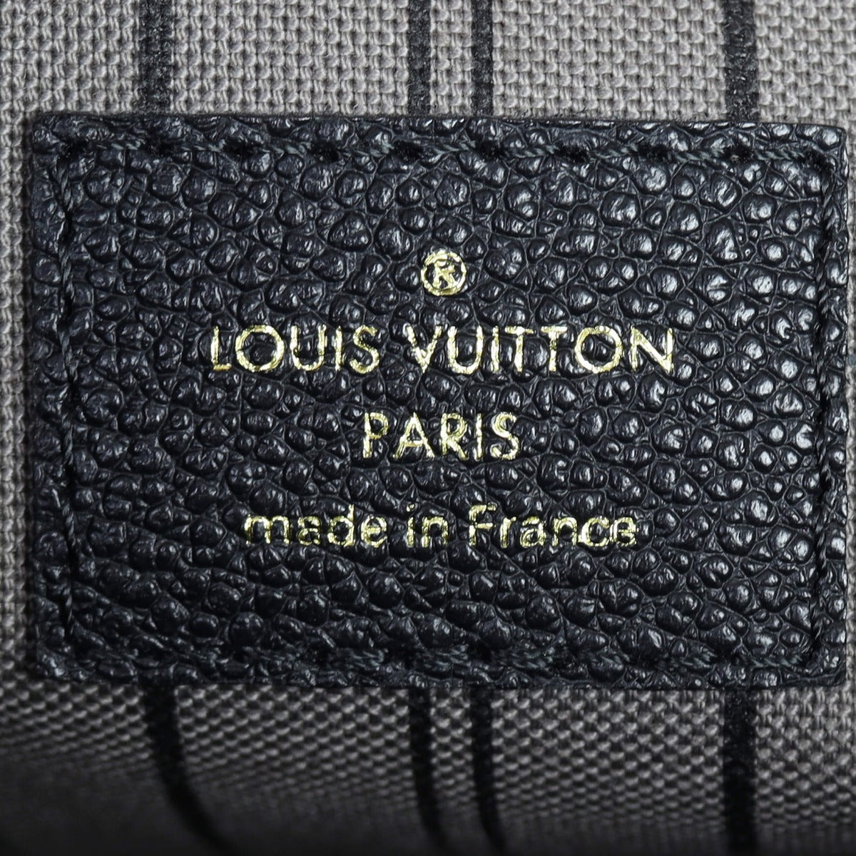Louis Vuitton Montaigne MM Monogram Empreinte Interior Stamp