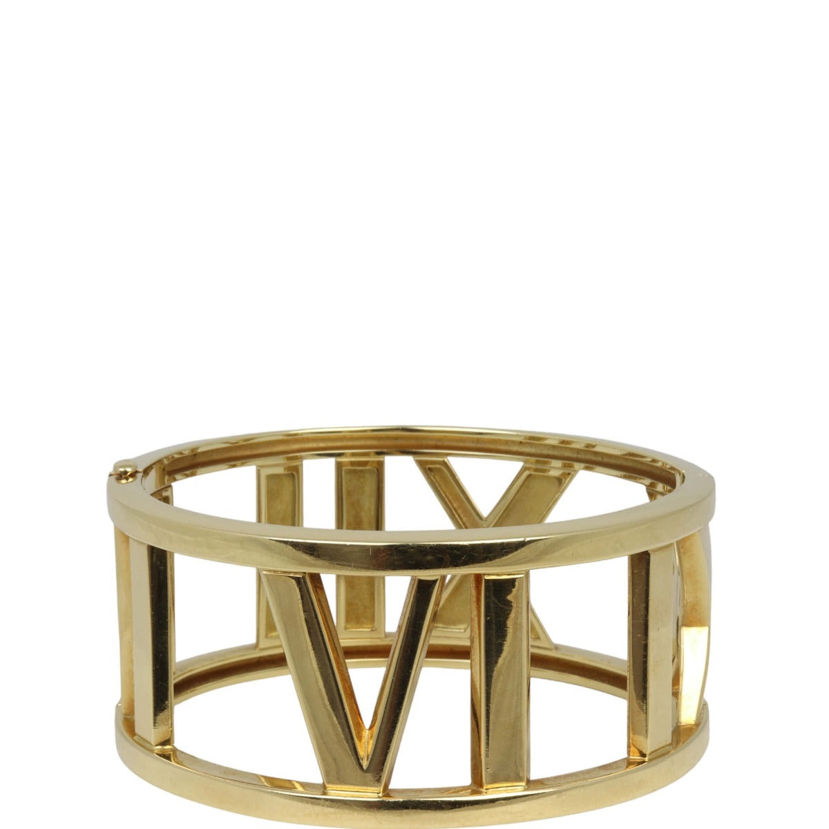 Tiffany & Co. Atlas Wide 18k Yellow Gold Bangle