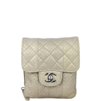 Chanel Python Flap Bag Extra Mini | Gold Diamond