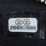 Chanel CC Double Zip Clutch with Pearl Chain Date Code