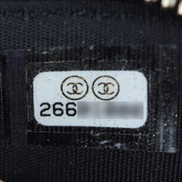 Chanel CC Double Zip Clutch with Pearl Chain Date Code