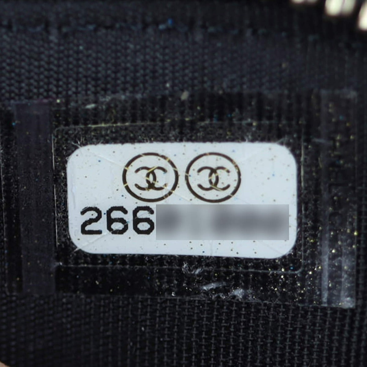 Chanel CC Double Zip Clutch with Pearl Chain Date Code