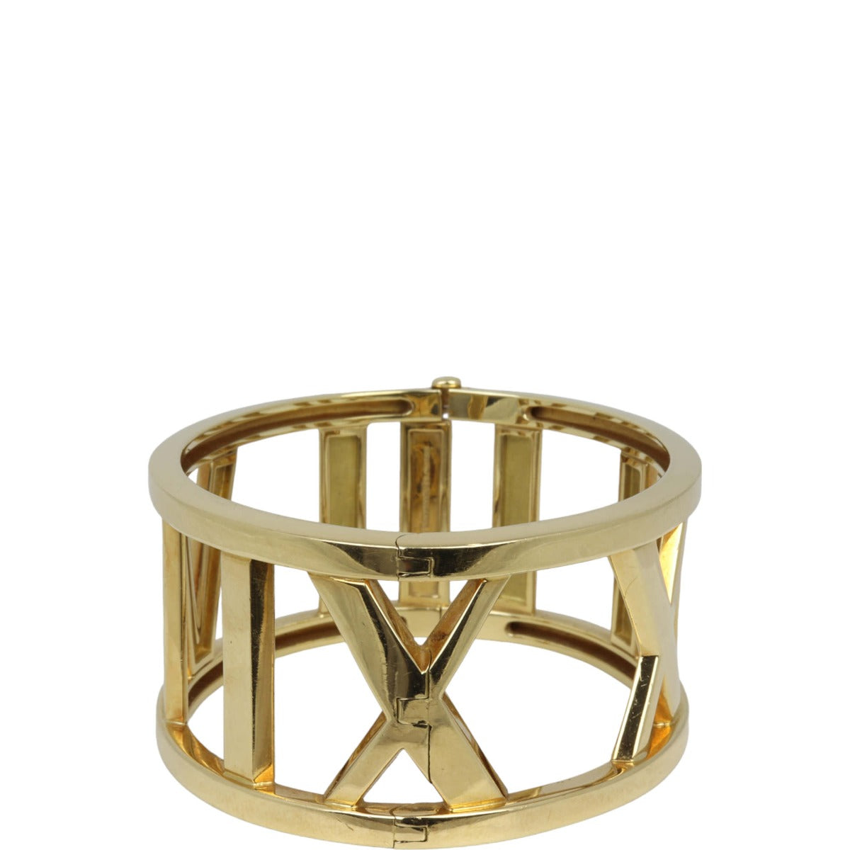 Tiffany & Co. Atlas Wide 18k Yellow Gold Bangle