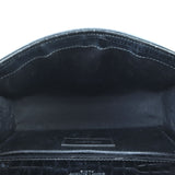 Saint Laurent Kate Tassel Chain Bag Small Croc-Embossed