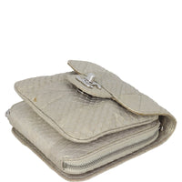 Chanel Python Flap Bag Extra Mini | Gold Diamond